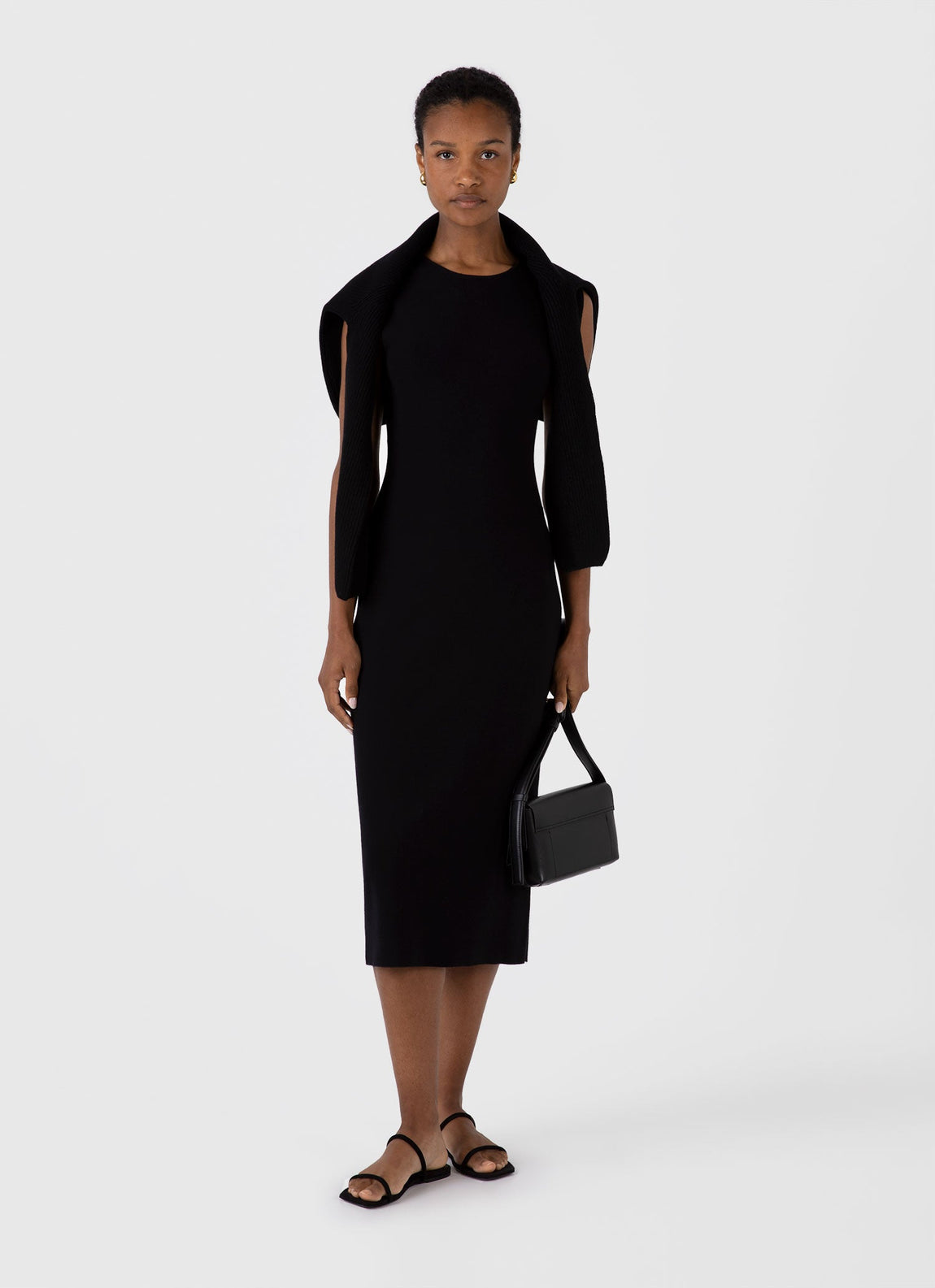 Women's Viscose Dress in Black