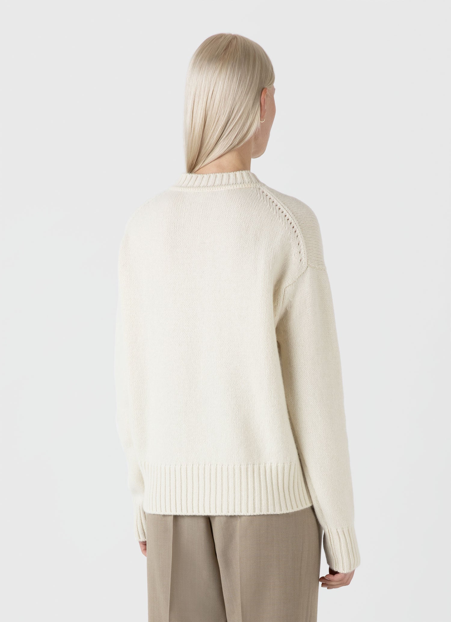 Women's Roxburgh Cashmere Jumper in Undyed