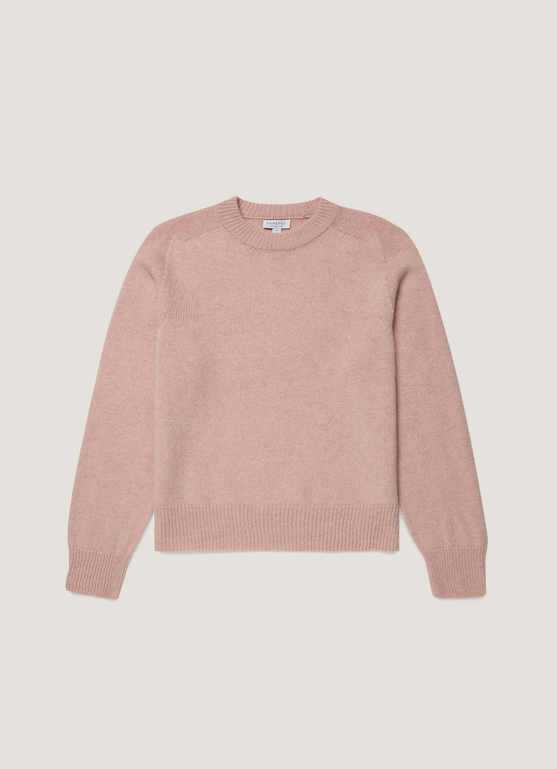 Women's Lambswool Jumper in Cherry Blossom