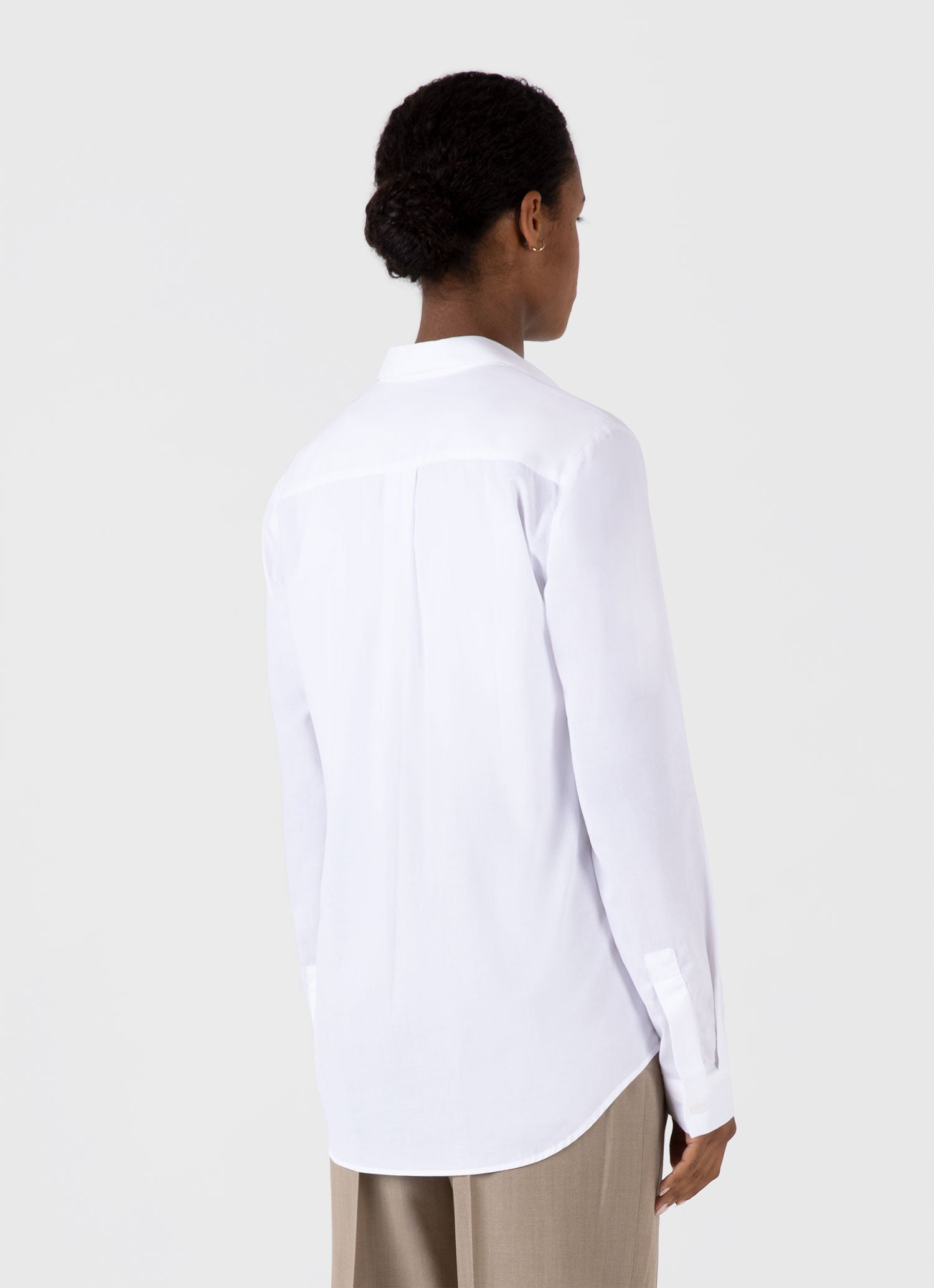 Women's Cotton Shirt in White