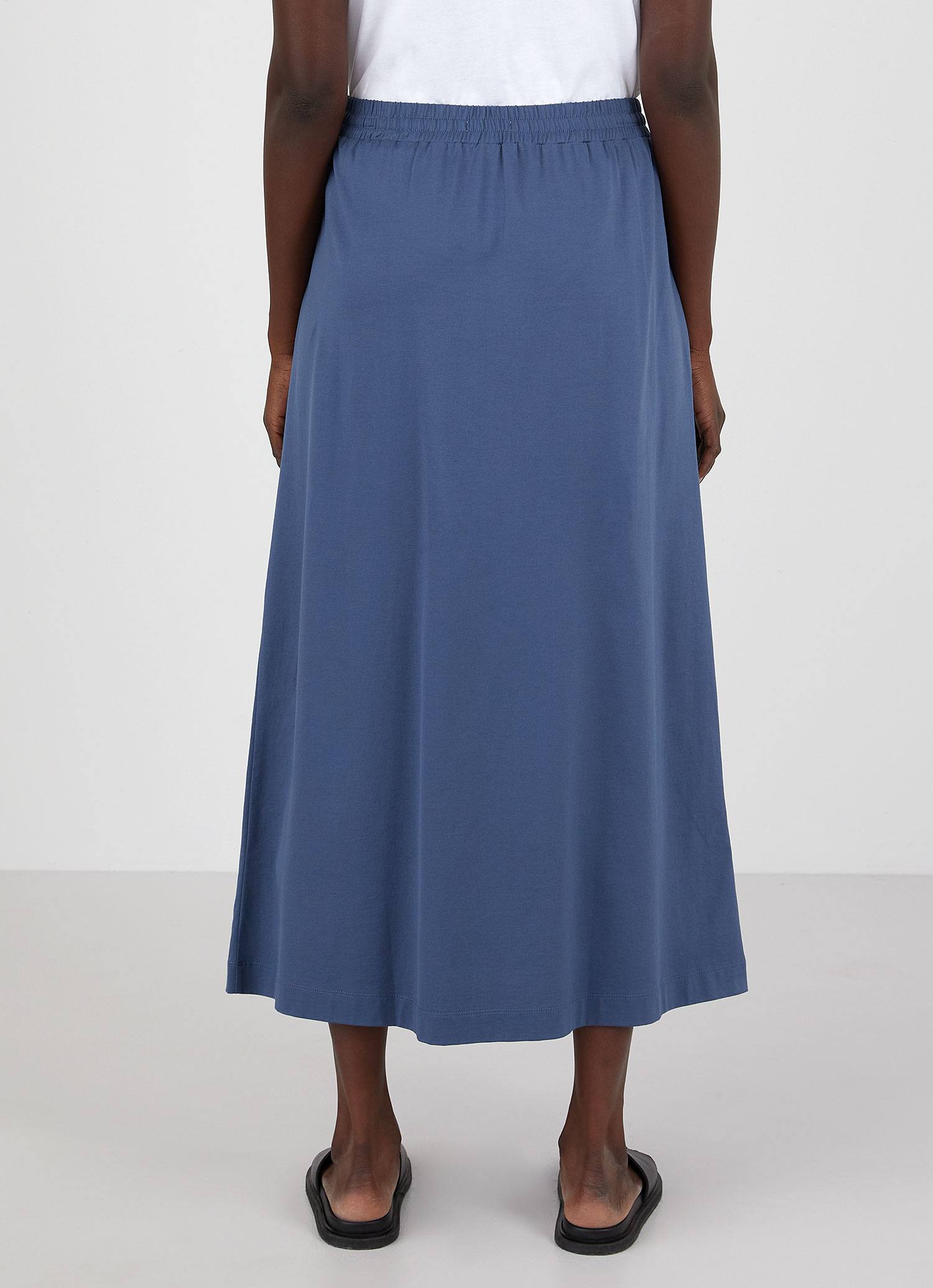 Women's Drawstring Skirt in Atlantic Blue