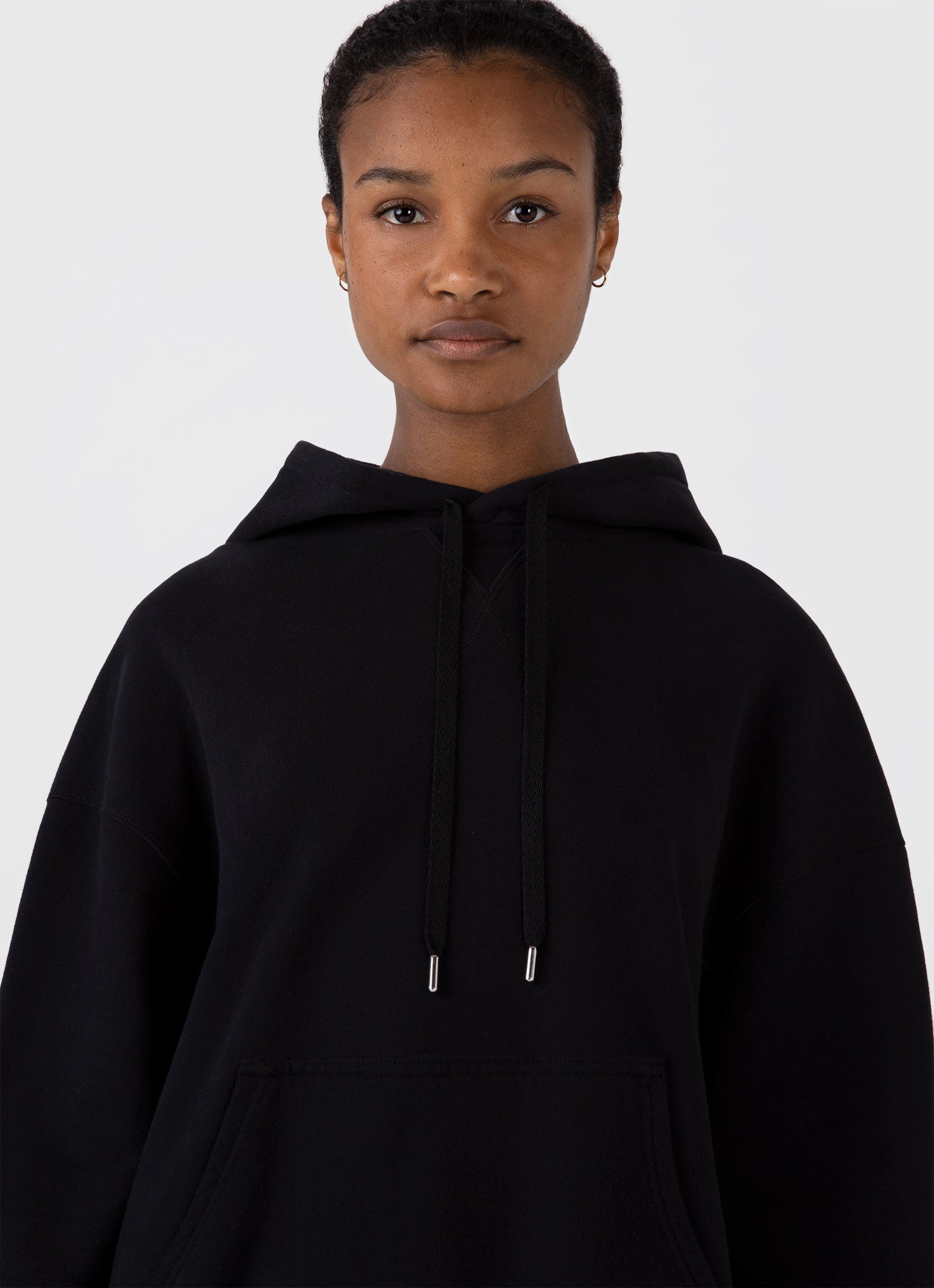 Women's Loopback Hoodie in Black