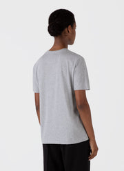 Women's Boy Fit T-shirt in Grey Melange