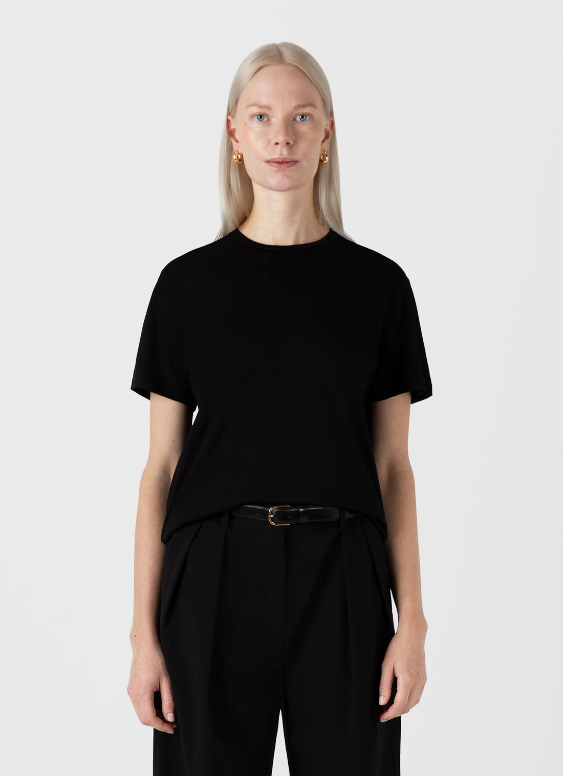 Women's Relaxed Fit T-shirt in Black