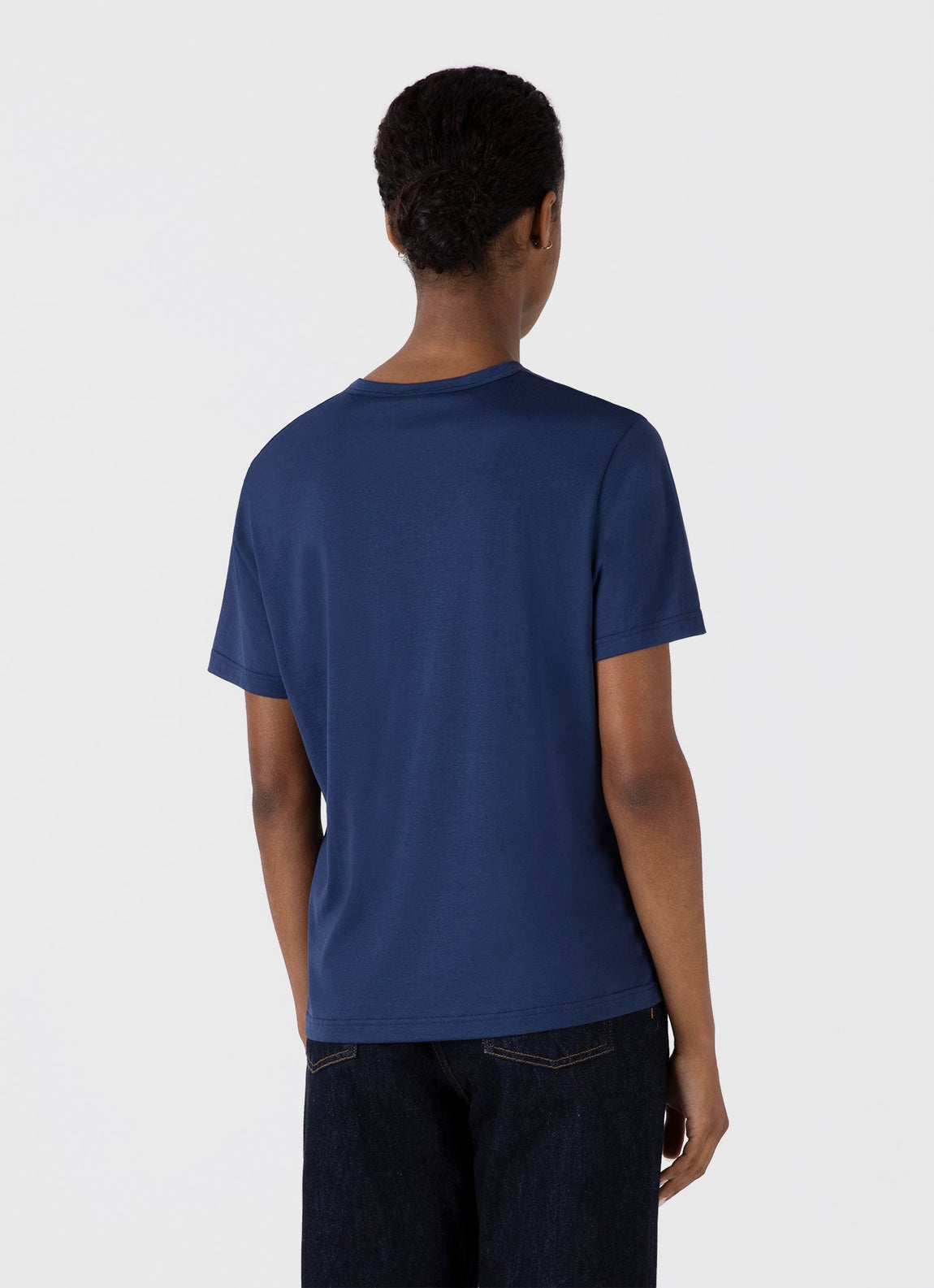 Women's Relaxed Fit T-shirt in Ink Blue