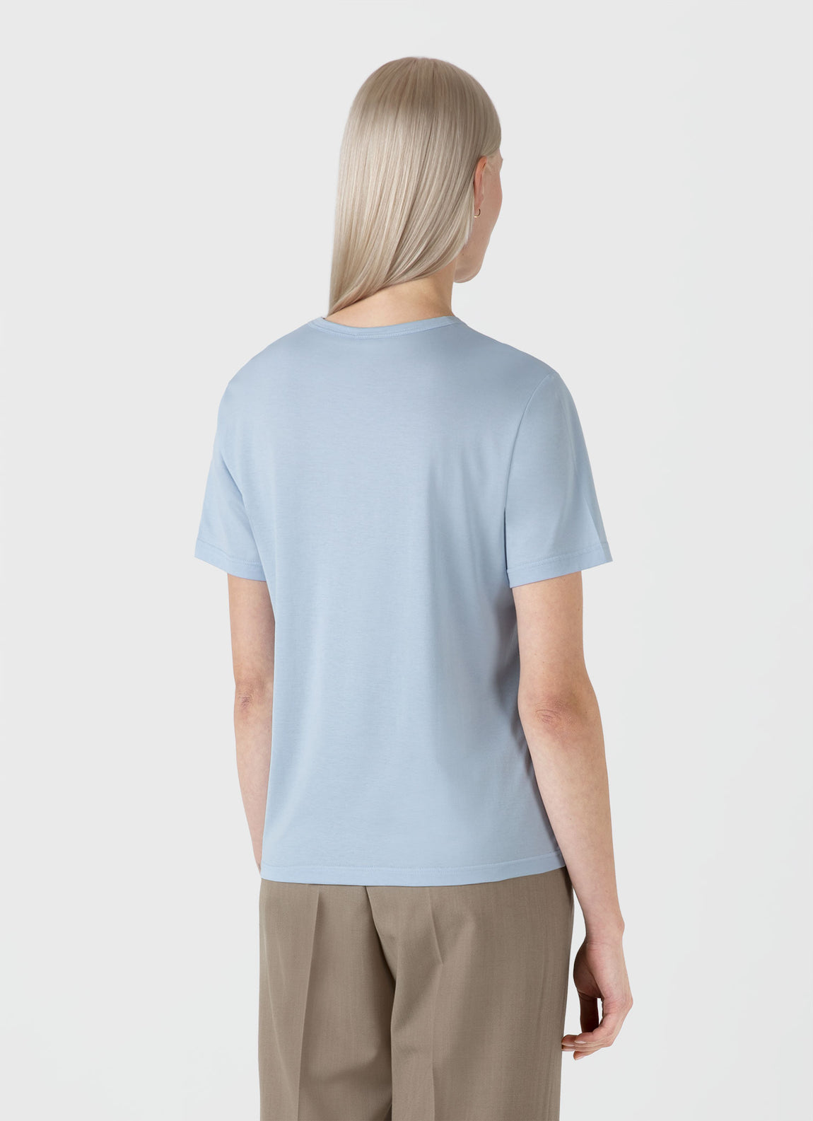 Women's Relaxed Fit T-shirt in Blue Mist