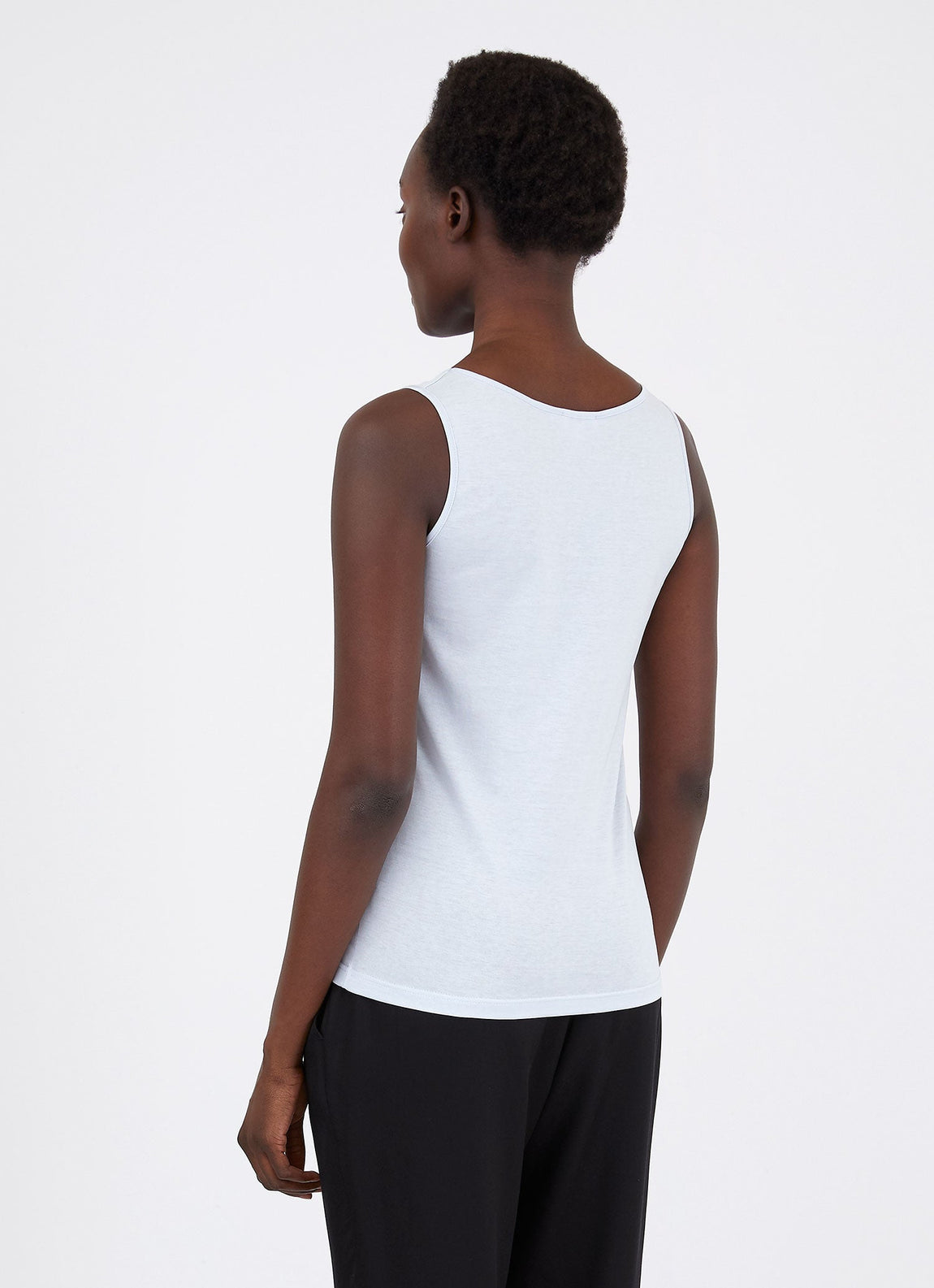 Women's Classic Vest in Powder Blue