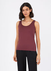 Women's Classic Vest in Oxblood