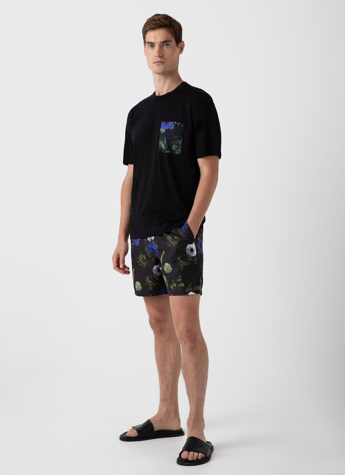 Men's Charlotte Gosch Swim Shorts in Sea Moss