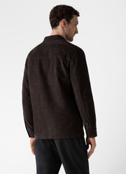 Men's Corduroy Twin Pocket Jacket in Coffee