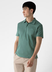 Men's Riviera Polo Shirt in Light Pine