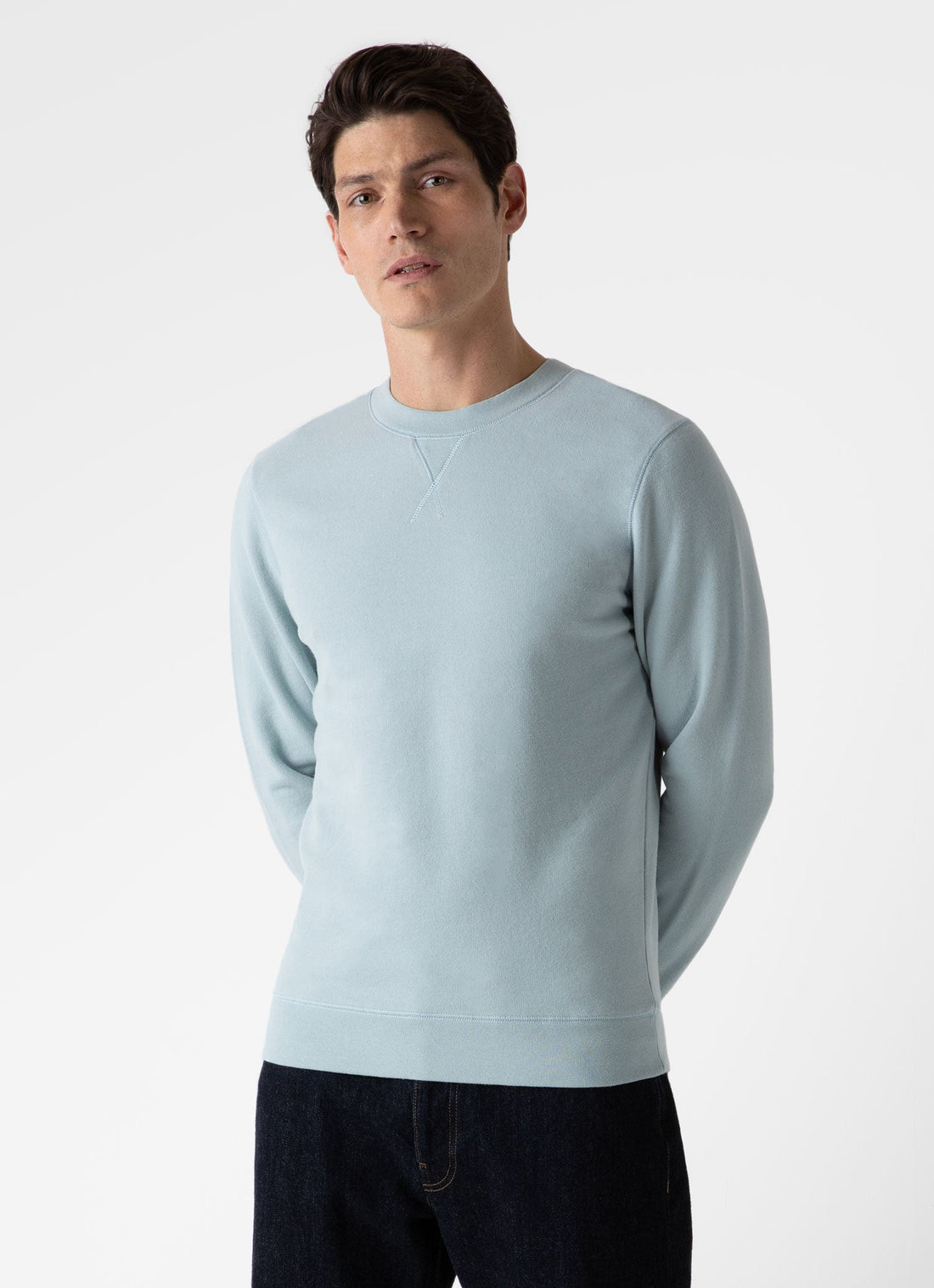 Men's Loopback Sweatshirt in Blue Sage