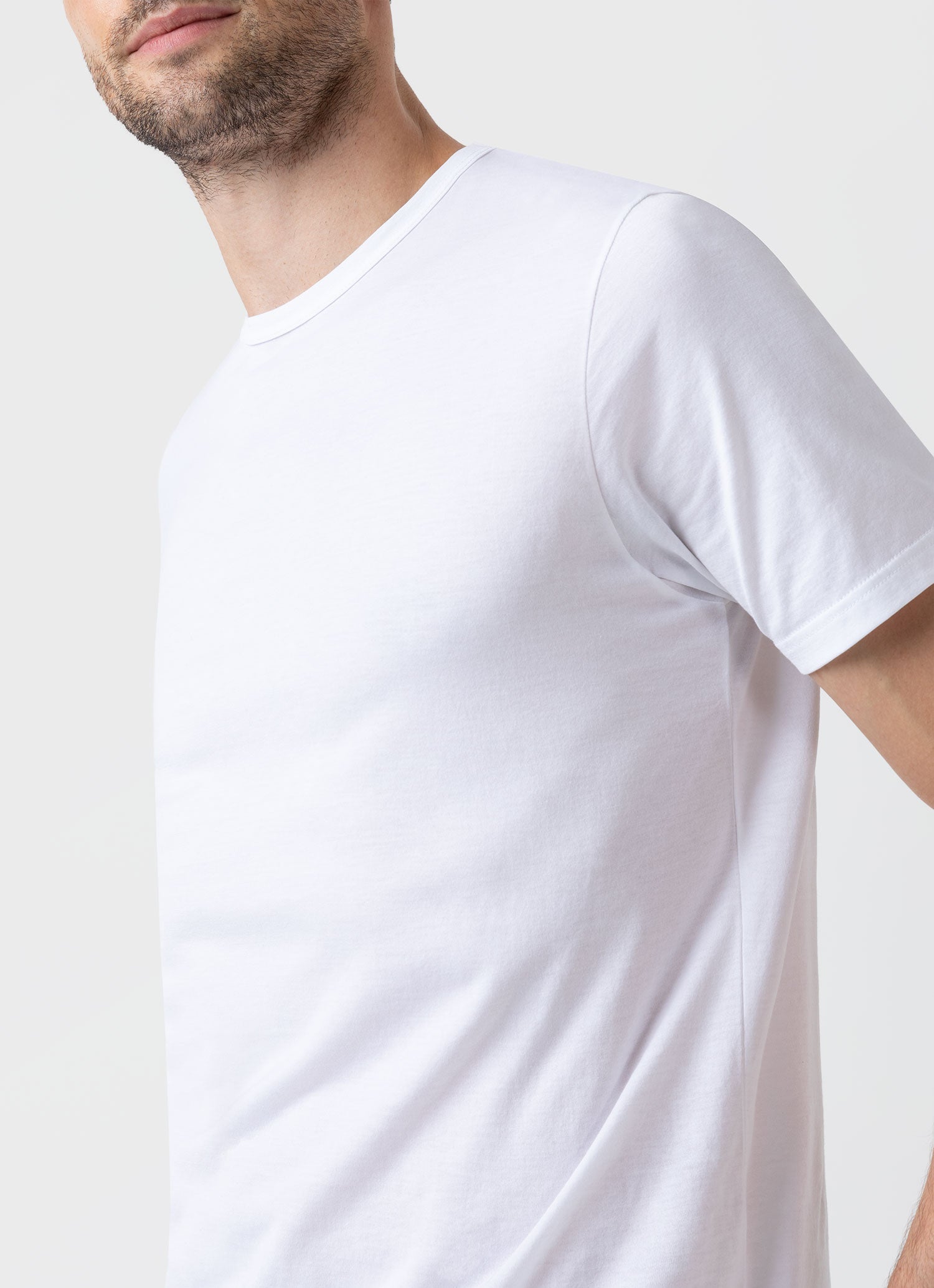 Mens plain 2025 white t shirts