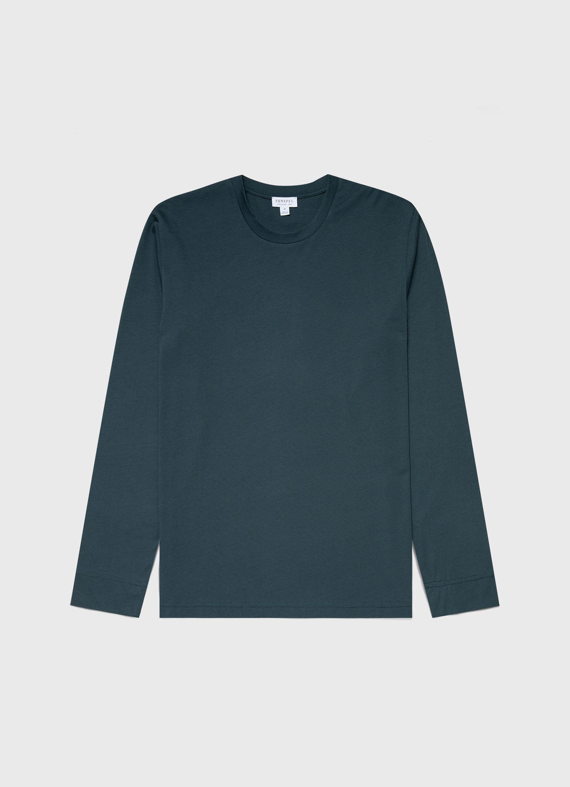 Men's Long Sleeve Riviera Midweight T-shirt in Peacock