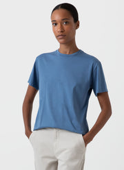 Women's Boy-Fit T-shirt in Bluestone